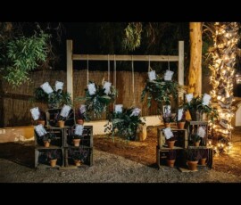 Tablero de mesas de la boda