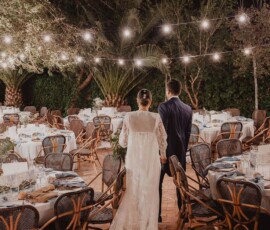 Banquete de boda bajo las estrellas en Murcia
