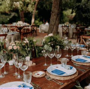 Bodas de tarde-noche al aire libre en Siempreverde